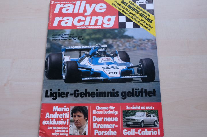 Deckblatt Rallye Racing (03/1979)